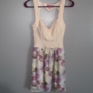 Medium Candies Purple and White Floral Dress